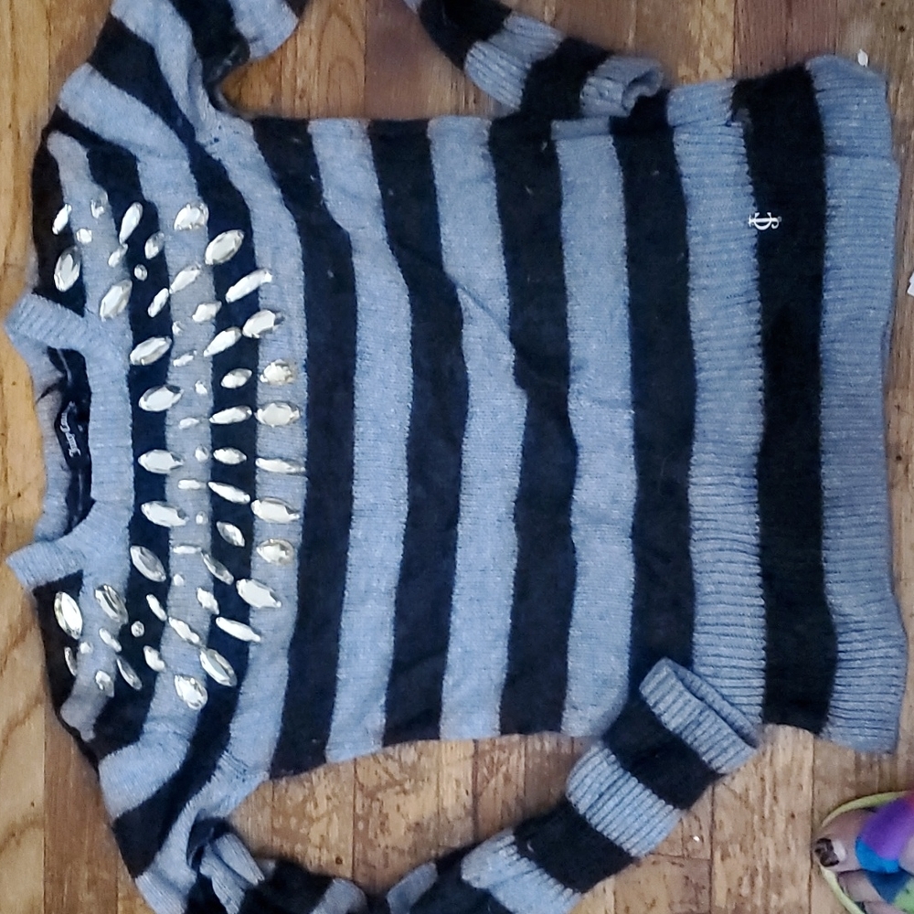 Xs juicy couture striped sweater